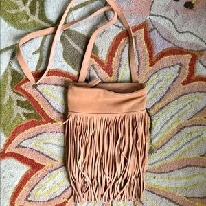 Casual fringe crossbody bag
